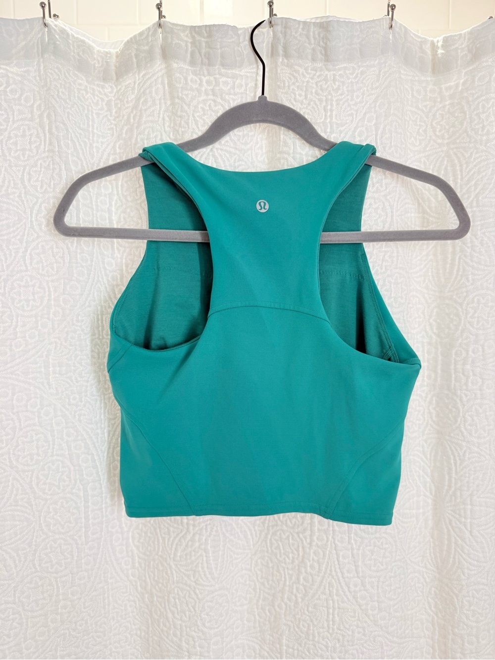 lululemon athletica Teal Crop Tank - Picture 3 of 4